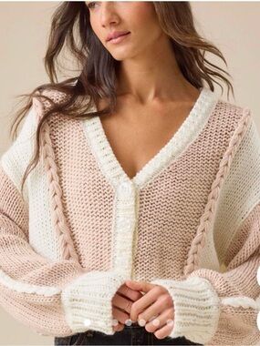 NWOT Altar’d State Cropped Cardigan